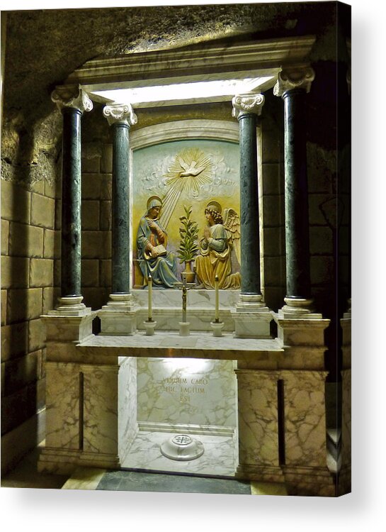 Mary Acrylic Print featuring the photograph Immaculate Conception by Jean Wright