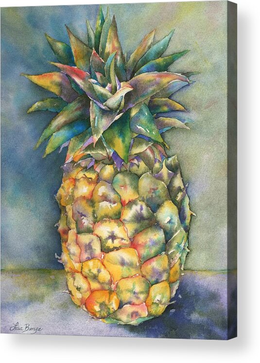Watercolors Acrylic Print featuring the painting In Living Color by Lisa Bunge