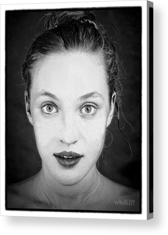 Kay Emlet Acrylic Print featuring the digital art Kay Emlet by Bob Winberry