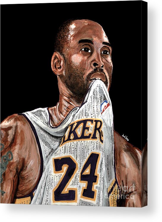 kobe bryant biting jersey