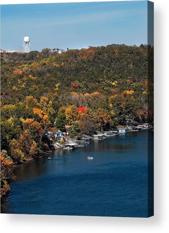 Landscape Acrylic Print featuring the photograph Lake Taneycomo by Lena Wilhite