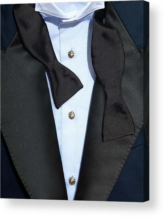 Jacket Acrylic Print featuring the photograph Mens Tuxedo by Brian Klutch