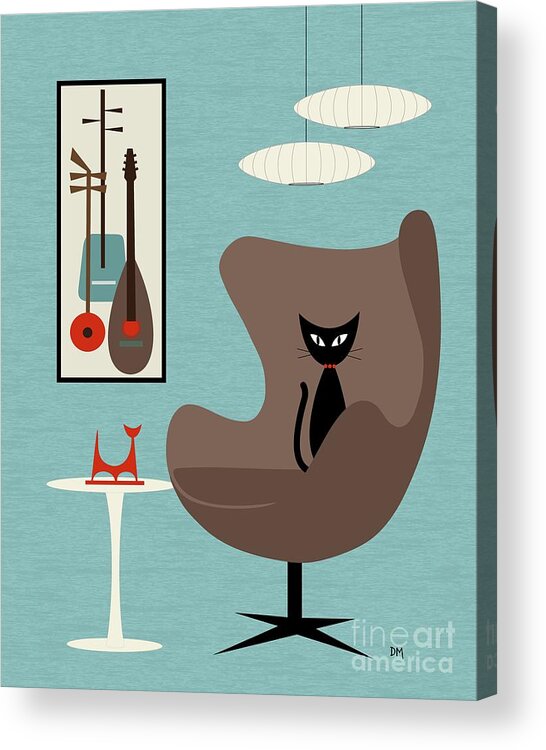 Eames Acrylic Print featuring the digital art Mini Gravel Art 4 by Donna Mibus