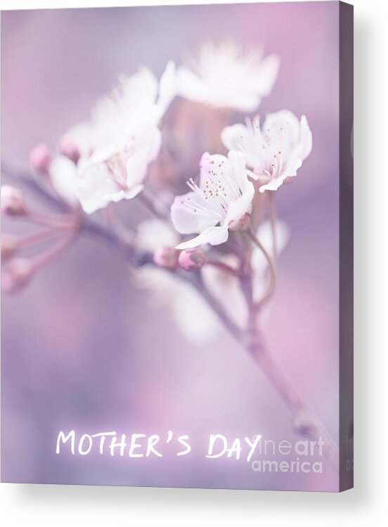 Mother's Acrylic Print featuring the photograph Mother's day greeting card by Anna Om