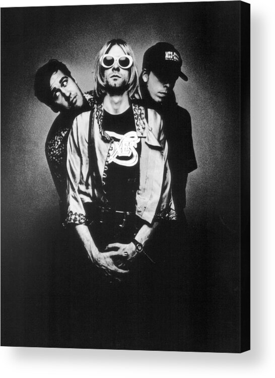 Retro Images Archive Acrylic Print featuring the photograph Nirvana Band by Retro Images Archive