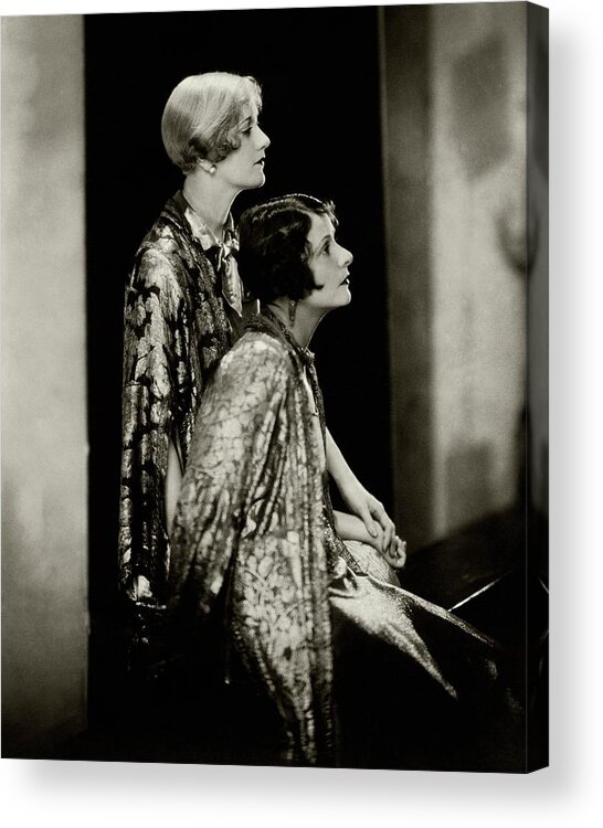 Actress Acrylic Print featuring the photograph Norma And Constance Talmadge by Edward Steichen