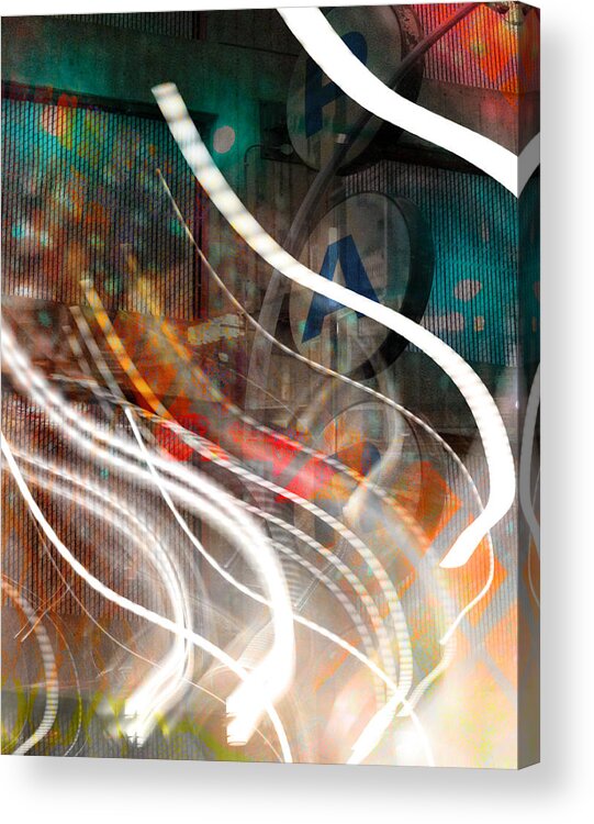 Abstract Art Acrylic Print featuring the photograph P A by J C