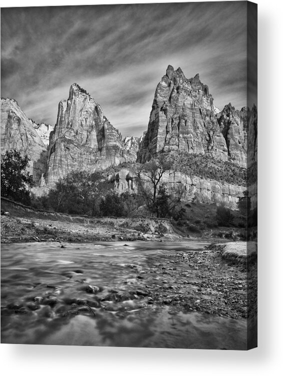 Clouds Acrylic Print featuring the photograph Patriarch Morning by Darren White