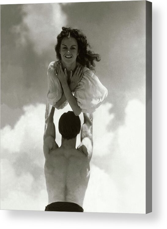 Dance Acrylic Print featuring the photograph Peggy Taylor Practicing by Lusha Nelson