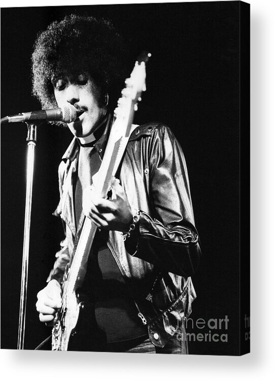 Phil Acrylic Print featuring the photograph Phil Lynott by David Fowler