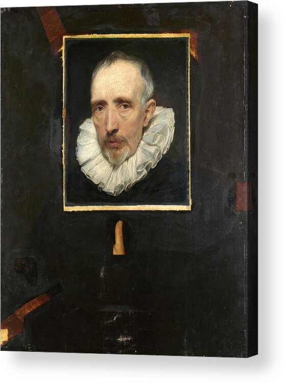 Anthony Van Dyck Acrylic Print featuring the painting Portrait of Cornelis van der Geest by Anthony van Dyck