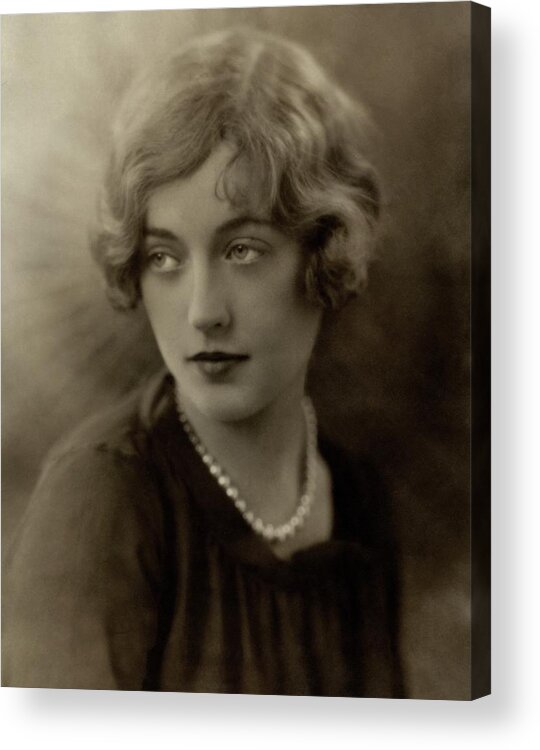 Actress Acrylic Print featuring the photograph Portrait Of Marion Davies by Irving Chidnoff