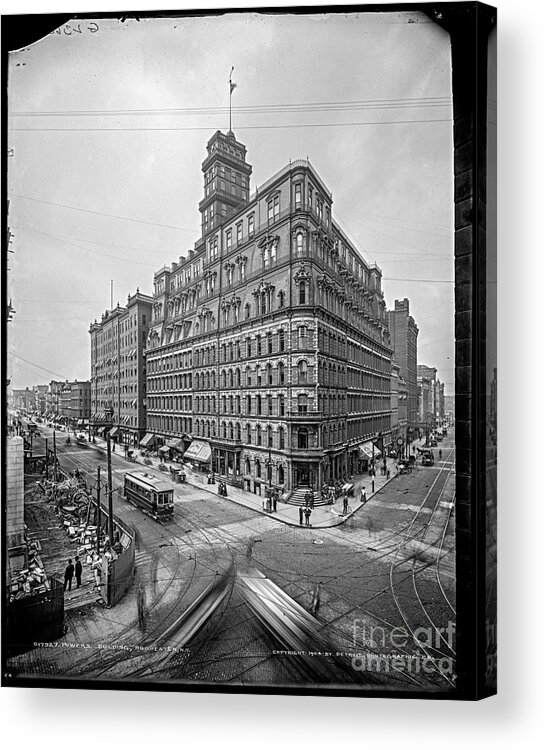 Loc Acrylic Print featuring the photograph Powers Bldg Rochester by Russell Brown