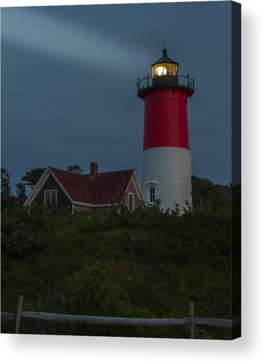 Lighthouse Acrylic Print featuring the photograph Predawn Light by Brian Caldwell