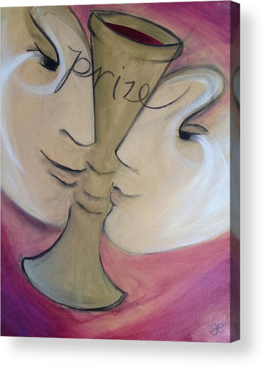 Art Acrylic Print featuring the painting Prize by Anna Elkins
