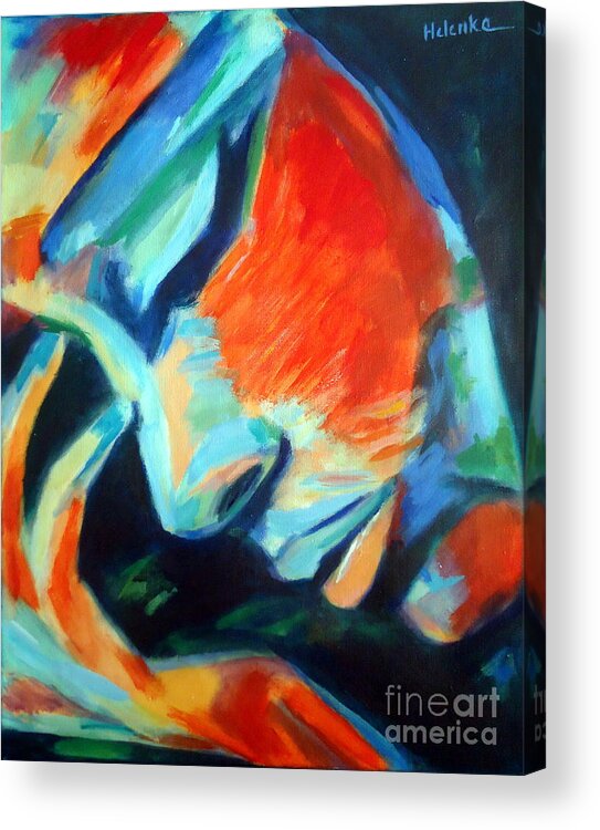 Art Acrylic Print featuring the painting Reflections by Helena Wierzbicki