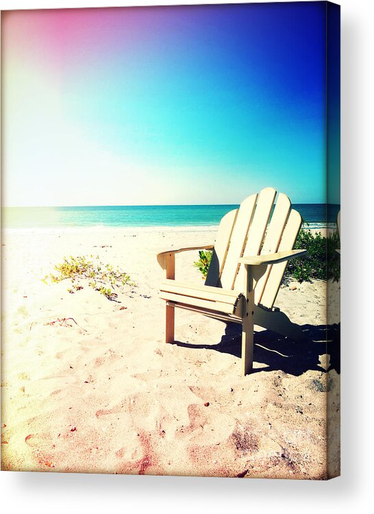 Florida Acrylic Print featuring the photograph Relaxation Photography Light Leaks1 by Chris Andruskiewicz