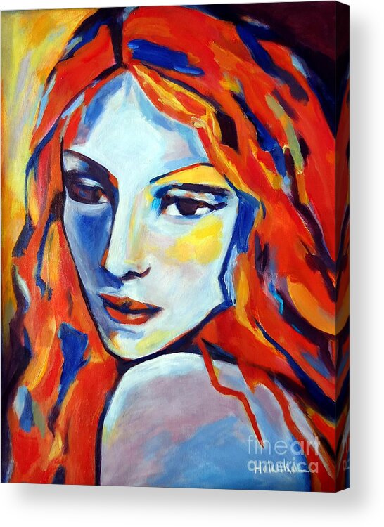 Art Acrylic Print featuring the painting Reverie by Helena Wierzbicki