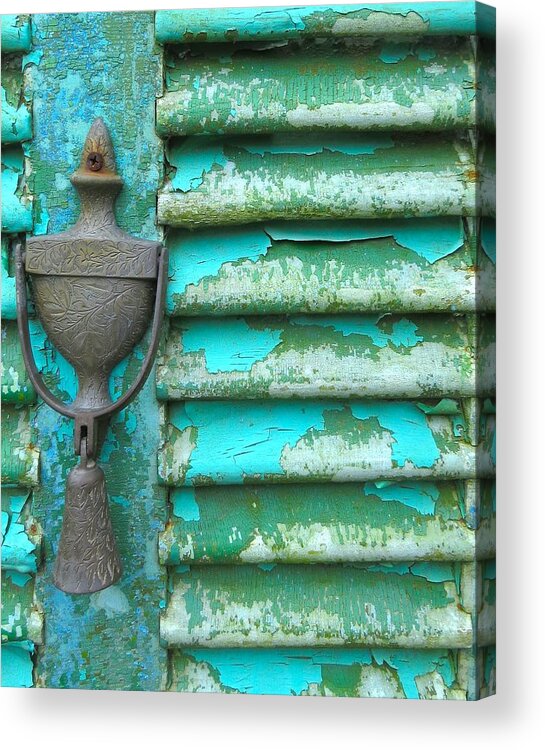 Old Door Acrylic Print featuring the photograph Rustic Dreams by Angie Mahoney