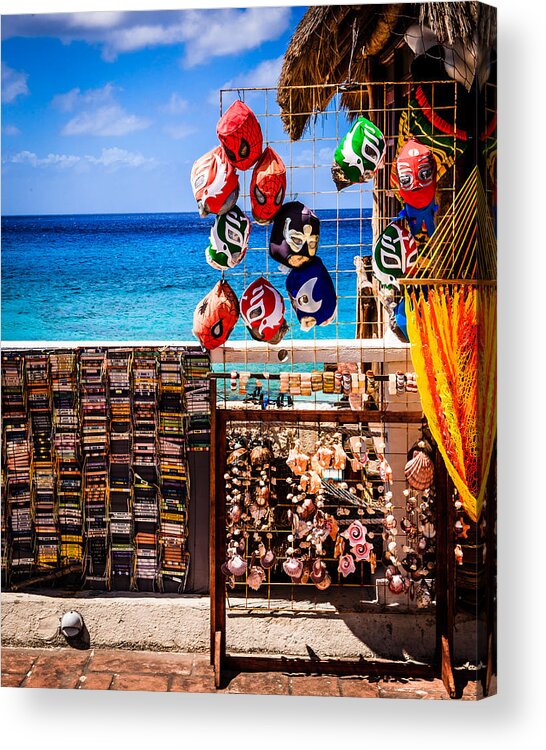 Cassette Acrylic Print featuring the photograph Seaside Market by Melinda Ledsome