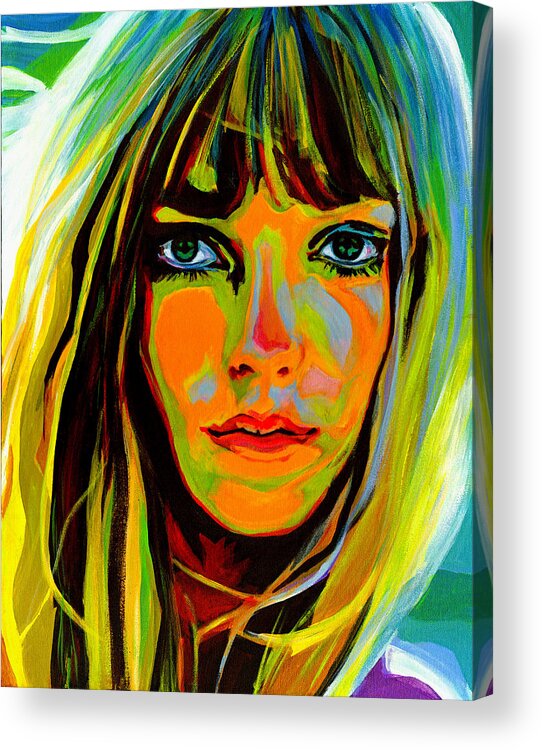 Tanya Filichkin Acrylic Print featuring the painting She Is a Rainbow by Tanya Filichkin