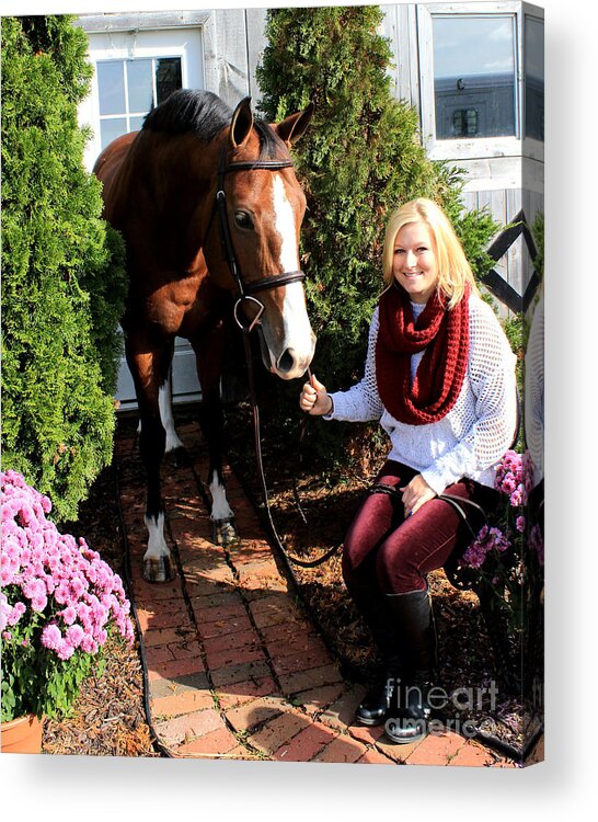  Acrylic Print featuring the photograph Sidney Hannah 4 by Life With Horses