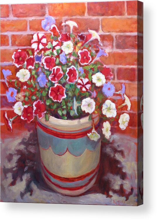 Primary Colors Acrylic Print featuring the painting St008 by Paul Emory