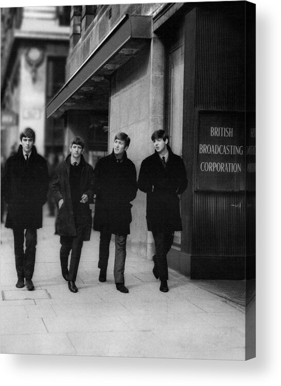 Beatles Acrylic Print featuring the photograph The Beatles #7 by Retro Images Archive