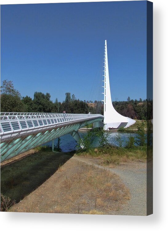 Bridge Framed Prints Acrylic Print featuring the photograph Sun Dial Bridge 2 by Ron Roberts