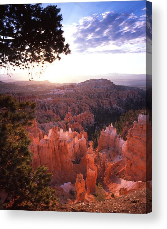 Bryce Canyon National Park Acrylic Print featuring the photograph Sunset Point Sunrise by Ray Mathis