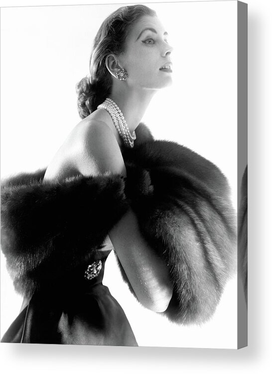 Personality Acrylic Print featuring the photograph Suzy Parker by Horst P. Horst