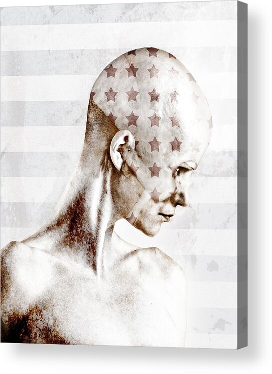 Science Fiction Acrylic Print featuring the photograph Swimmer by Johan Lilja