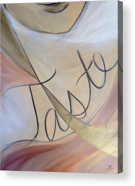Art Acrylic Print featuring the painting Taste by Anna Elkins