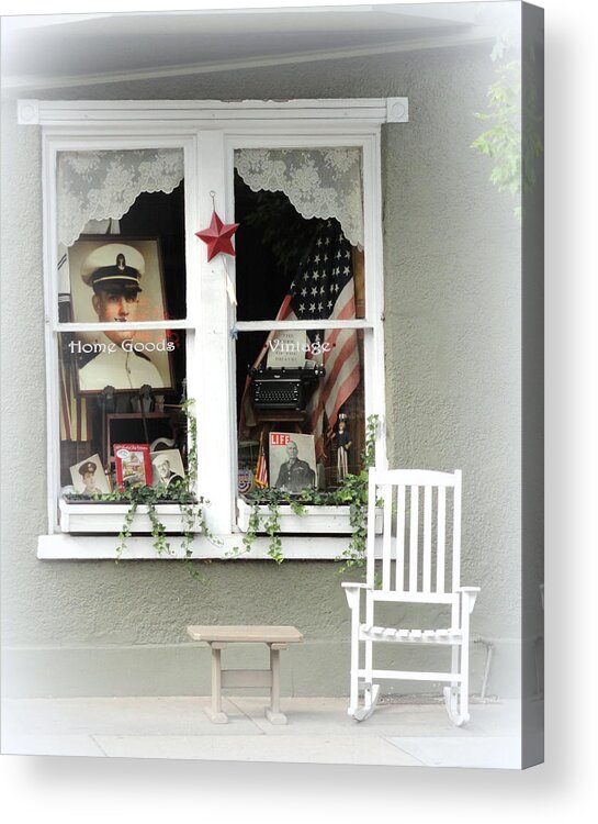 Veteran Acrylic Print featuring the photograph Thank You Veterans by Mary Beth Landis