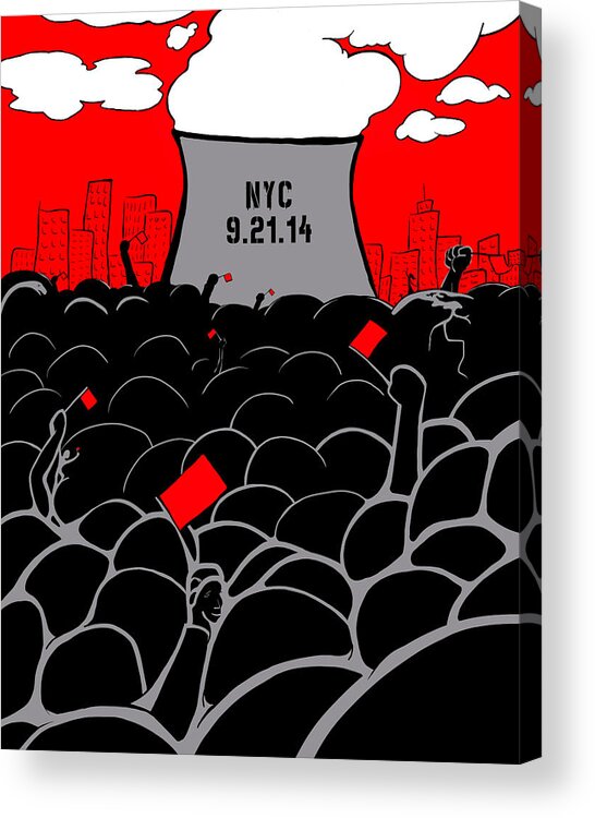 March Acrylic Print featuring the digital art The March by Craig Tilley