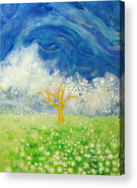 Nature Acrylic Print featuring the painting Tree of Life by Ashleigh Dyan Bayer