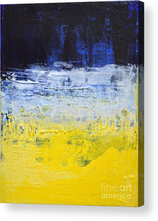 Abstract Painting Paintings Acrylic Print featuring the painting True Mind by Belinda Capol