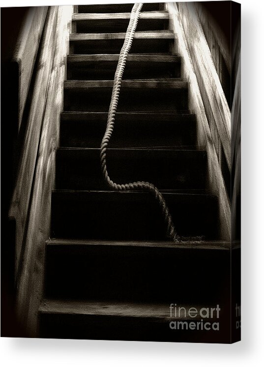 Stairs Acrylic Print featuring the photograph Trust Me by Brett Maniscalco