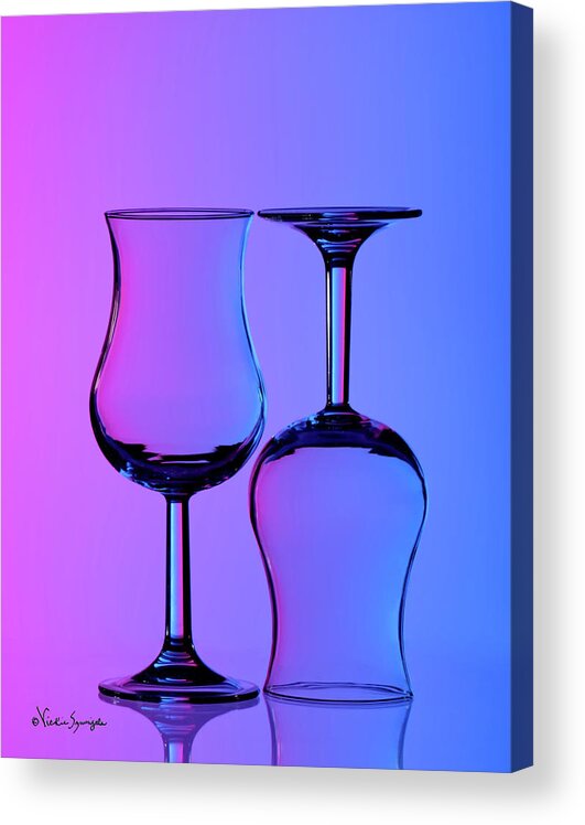 Glass Acrylic Print featuring the photograph Up And Down by Vickie Szumigala