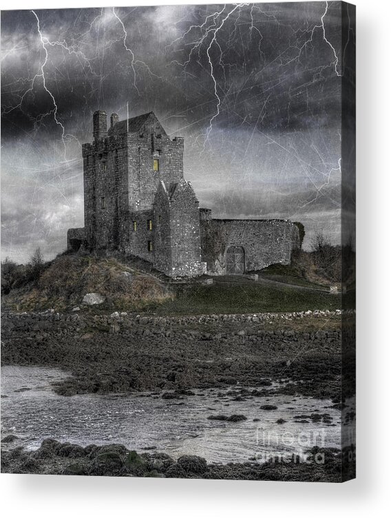 Ancient Acrylic Print featuring the photograph Vampire Castle by Juli Scalzi
