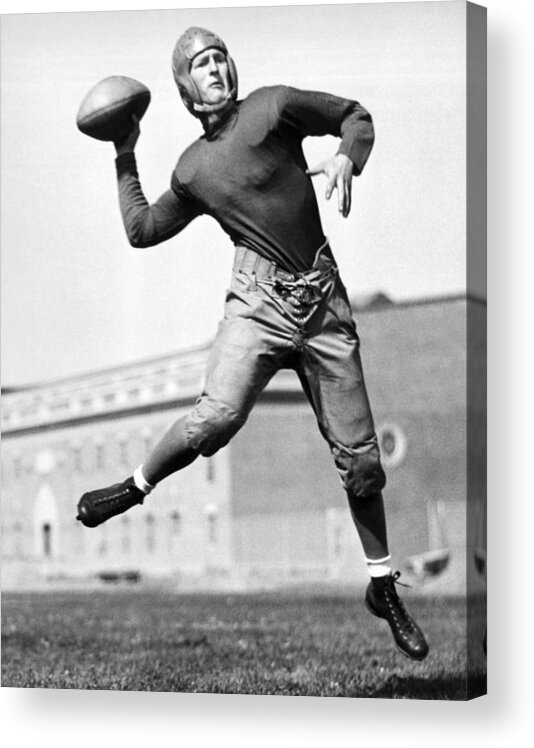 1035-329 Acrylic Print featuring the photograph Washington State Quarterback by Underwood Archives
