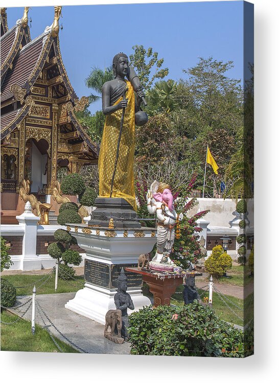 Scenic Acrylic Print featuring the photograph Wat Chedi Liem Traveling Buddha and Ganesha DTHCM0830 by Gerry Gantt