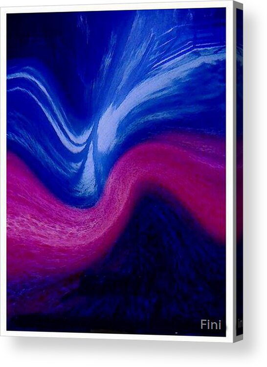  Acrylic Print featuring the digital art Well Pleased by Mary Russell