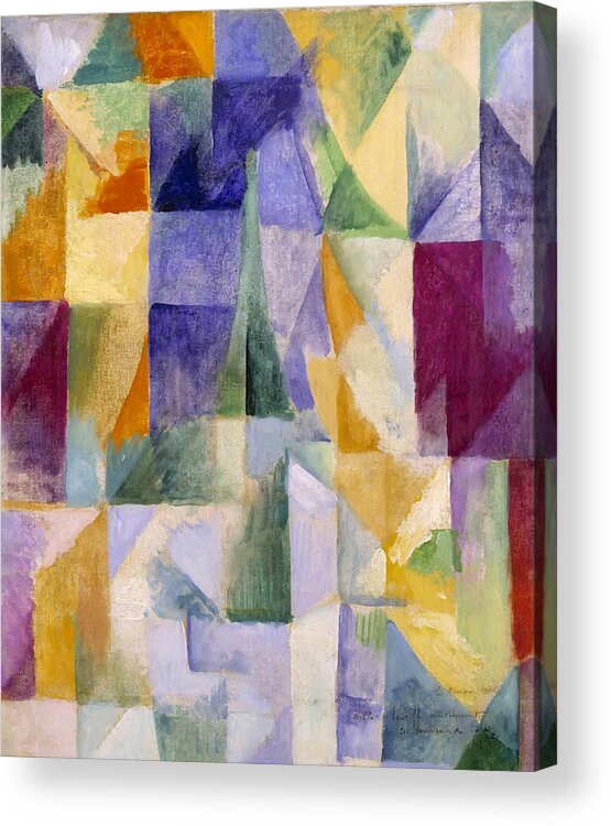 Abstract Acrylic Print featuring the painting Windows Open by Mountain Dreams