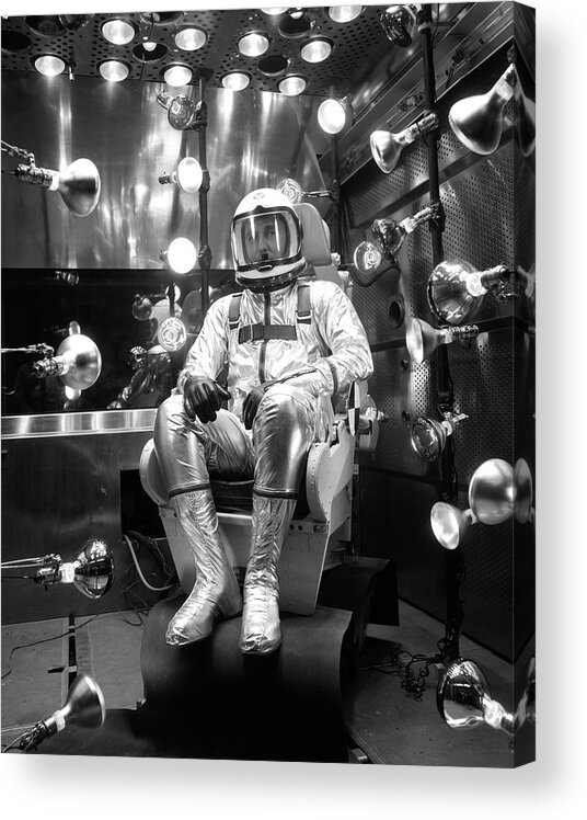 Xmc-2 Acrylic Print featuring the photograph X-15 Flight Suit Testing by Nasa/boeing