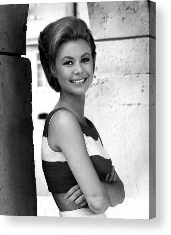 1960s Portraits Acrylic Print featuring the photograph For Love Or Money, Mitzi Gaynor, 1963 #1 by Everett