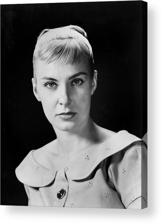 1950s Portraits Acrylic Print featuring the photograph The Long, Hot Summer, Joanne Woodward #1 by Everett