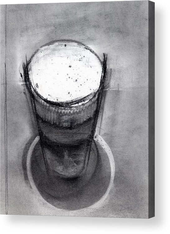 Beer Acrylic Print featuring the drawing Untitled #251 by Chris N Rohrbach