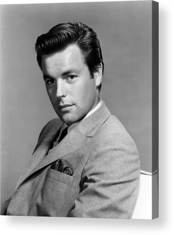 1950s Portraits Acrylic Print featuring the photograph Robert Wagner, 1950s #5 by Everett