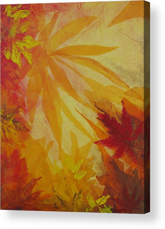 Autumn Acrylic Print featuring the painting Autumn Essence by Melanie Stanton